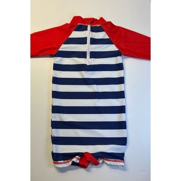 Swim Suit (3t) sailboat‎ rash guard 1 peice swim suit - Picture 2 of 4